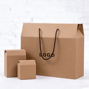 Boîte en papier pour <span class=keywords><strong>toit</strong></span> <span class=keywords><strong>de</strong></span> voiture, recyclable et robuste, avec poignée en corde, idéale pour le branding et la livraison <span class=keywords><strong>de</strong></span> cadeaux – Offre Spéciale - Product Image 1