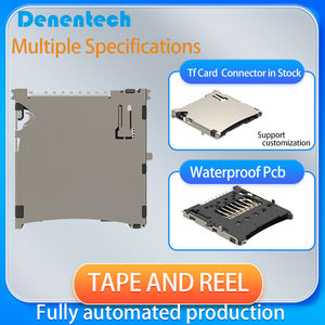 מוצר חדש של Denentech 8 פינים מיקרו SD כרטיס ארוך כרטיס TF מחבר זיכרון במלאי - Product Image 4