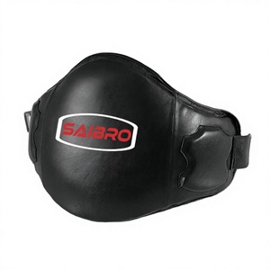 Saibro Boxing Groin Guard Leather Hook Loop Closure Adult Martial Arts Protection Gear High Quality Customized Groin Guard - Product Image 2
