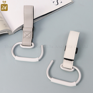 Ganci Regolabili in Pelle PU con Clip in Metallo per Appendere, Gancio Universale Resistente per Uso Quotidiano - Product Image 2