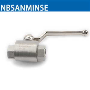 Válvula de Bola Hidráulica NBSANMINSE RKH-G3/8 500 bar de Acero al Carbono de Alta Presión para Sistemas de Ingeniería - Product Image 4