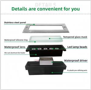 אלומיניום חיצוני עמיד למים אלומיניום הוביל רצועת רצועת פן 65 נוף מרובע - Product Image 2