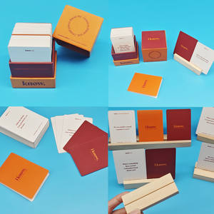 Kartu permainan cetak kustom murah inspirasi kartu afirmasi positif dengan kotak kartu Game personal dek <span class=keywords><strong>Tarot</strong></span> untuk anak-anak - Product Image 3