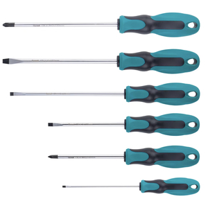 <b>Screwdriver</b> Set 6 Pcs Cross Phillips Bit Anti-Slip Handle DIY Repair Tools - Product Image 1