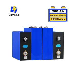 3.2V Prismatic Higee 280ah Lifepo4 Battery Cell 6000 Cycle Grade a Brand New for Solar Home Power Tools Home Storage Max 3C LFP