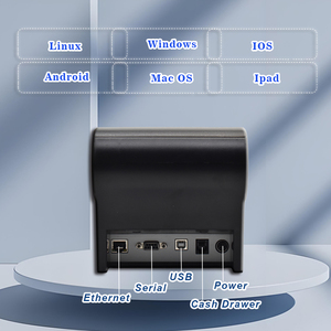 Новый 3-дюймовый Термопринтер для чеков с автоматическим резаком 80 мм, печатная машина для чеков в розницу - Product Image 6
