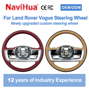 NaviHua - Accesorios de Lujo para Automóviles de Fibra de Carbono, Volante Forjado para Land Rover Range Rover Vogue 2015-2022 - Product Image 1