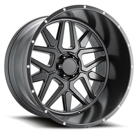 Jantes forgées SL 22X12 24X12 24X14 26X14 28X16 30x16 8x170 8x180 6x5.5 à déport profond avec capuchons flottants pour GMC Sierra1500 3500 RAM