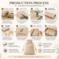 Sac en lin personnalisé écologique avec cordon de serrage, pochette en jute pour cadeaux de mariage, bijoux, emballage cadeau
