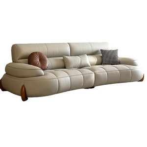Nuovo Arrivo: Set <span class=keywords><strong>di</strong></span> Divani Componibili in Pelle <span class=keywords><strong>di</strong></span> <span class=keywords><strong>Lusso</strong></span>, Morbidi e Confortevoli, Imbottiti con Spugna ad Alta Densità per Appartamenti Moderni - Product Image 4