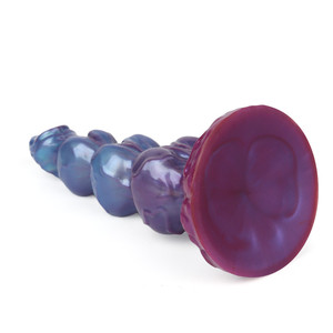 Produits <span class=keywords><strong>SM</strong></span> pour adultes à vente chaude, <span class=keywords><strong>plug</strong></span> <span class=keywords><strong>anal</strong></span> en silicone liquide simulé Alien Dog, expansion, couleurs mélangées, commerce extérieur, jouets sexuels anaux - Product Image 5