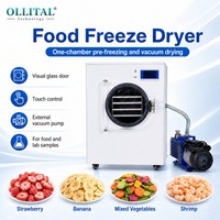 Ollital voedselvriesdroogmachine voor fruit, groenten, vis en voedselingrediënten met in situ voorvriezing
