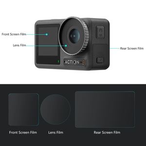 Per DJI Osmo Action 3 schermo trasparente pellicola protettiva in vetro temperato e accessori per fotocamera sportiva - Product Image 4