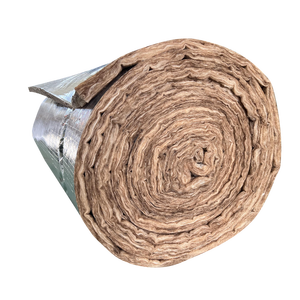Lana de Vidrio Ecológica Resistente al Fuego, Color Marrón, con Revestimiento de Lámina de Aluminio, para Aislamiento Térmico Comercial y Residencial, Manta de Fibra de Vidrio - Product Image 2