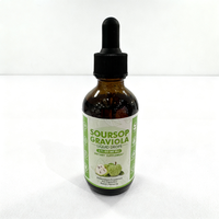 Gouttes liquides de Graviola (Corossol) – Extrait naturel de Corossol pour la santé cellulaire des adultes, le soutien hépatique et les bienfaits antioxydants – Facile à prendre