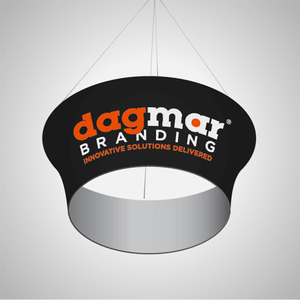 Triển Lãm Thương Mại 280gsm Dệt Kim Polyester Hai Mặt Đồ Họa In 8ft Trần Treo Banner - Product Image 5