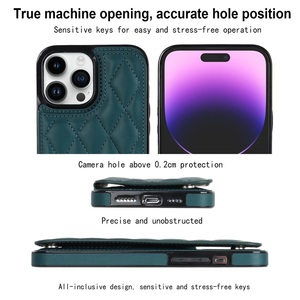 Thiết kế phổ biến sang trọng điện thoại di động Trường hợp đối với iPhone 15 14 đối với Samsung Wallet Mobile Cover quay lại đa chức năng trường hợp - Product Image 3