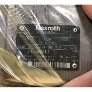 Bomba de Pistones A4VSO250DR 30R PPB13N00, Bomba Hidráulica Rexroth R910974769 con Accionamiento Electro-Neumático - Product Image 5