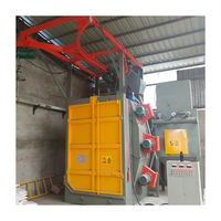 Machine de sablage à suspension avec billes d'acier pour l'élimination de la rouille et le polissage, couleur personnalisée OEM