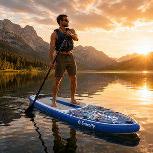 Planche de SUP gonflable tout-terrain ENTROFFY avec option siège <span class=keywords><strong>kayak</strong></span>, planche de paddle pour la navigation sur lac - Product Image 5