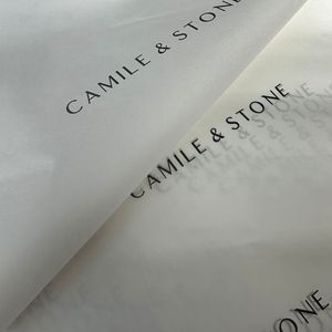 Papel de regalo de seda de tejido de embalaje impreso con logotipo de tamaño personalizado de alta calidad con logotipo para ropa/Flores/regalos - Product Image 6