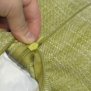 หมอนอิงขนนกสำหรับตกแต่งบ้านปลอกหมอนผ้าลินินแบบเรียบง่ายยัดไส้ไส้ขนเป็ด - Product Image 5