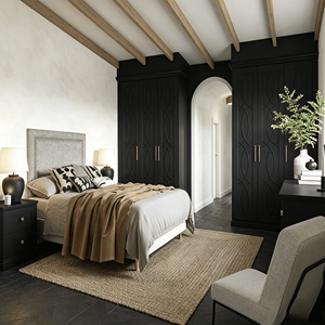 <span class=keywords><strong>Armoire</strong></span>-<span class=keywords><strong>penderie</strong></span> sur mesure BALOM, style italien, modulaire, avec <span class=keywords><strong>portes</strong></span> coulissantes en verre intégrées, pour projet d'appartement - Product Image 2