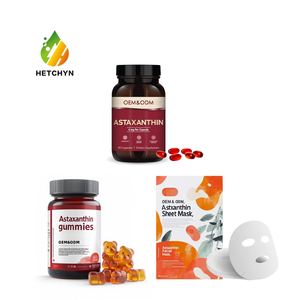 Vitaminas vegetarianas certificadas Halal para mujeres, gomitas para el cuidado de la piel, astaxantina de oso, salud del corazón, suplementos de grado alimenticio en forma de cera - Product Image 1