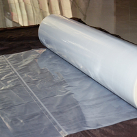 Feuille de plastique transparente en PE/LDPE imperméable de 0,05 mm, 0,10 mm, 0,15 mm, 0,20 mm, barrière à la vapeur, rouleau de sacs en plastique