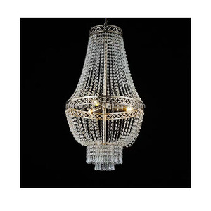 Plafond de mariage lustre en cristal géant lustre suspendu pour la décoration de plafond d'événements de mariage - Product Image 5