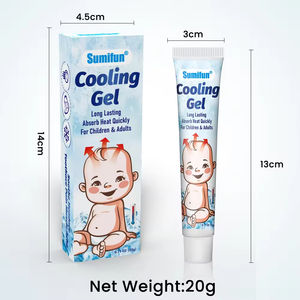 Nuevo Producto, Crema de Gel Refrescante Natural a Base de Hierbas para la Fiebre del Bebé, 20G, con Vitamina E Nutritiva - Product Image 2