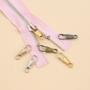 Metal <b>zipper</b> pull, detachable, repairable, and <b>replaceable</b> <b>zipper</b> pull for bags, luggage, clothing, and accessories. - Product Image 1