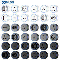 XIMLON - Enchufe de Riel Móvil Moderno con Sensor de Movimiento Integrado y Tira de Luz LED para Oficina Inteligente, Dormitorio y Cocina