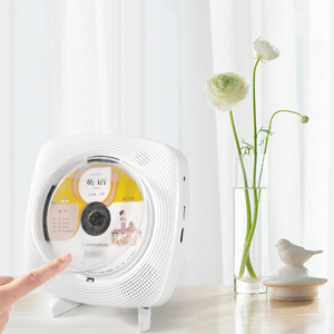 Lecteur de CD rétro avec télécommande, haut-parleur sans fil portable, lecteur USB avec recharge, lecteur audio pour voiture et maison - Product Image 4