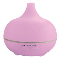 Diffuseur d'huiles essentielles ultrasonique à grain de bois de 500 ml avec lumières LED 7 couleurs, commande tactile, fonction automatique, charge USB