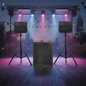 Système audio Line Array professionnel pour scène, sonorisation extérieure, DJ, fête, scène extérieure, enceintes colonne actives professionnelles, <span class=keywords><strong>subwoofer</strong></span> 18 pouces - Product Image 1