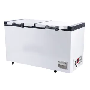 Congélateur solaire 508L DC 24V congélateur horizontal profond vente entière congélateur coffre