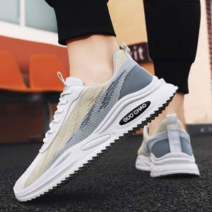 Chaussures de sport légères en maille tissée respirante pour hommes, nouvelle mode estivale, chaussures de course décontractées confortables - Product Image 5