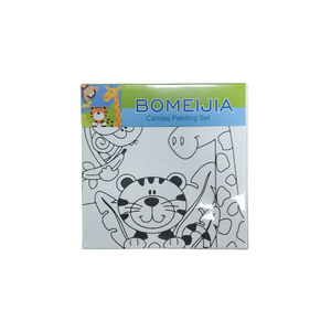 Bomeijia DIY Kids <span class=keywords><strong>Art</strong></span> <span class=keywords><strong>Set</strong></span> 20*20cm kéo dài <span class=keywords><strong>canvas</strong></span> với bàn chải cho bức tranh đồ dùng học tập - Product Image 4