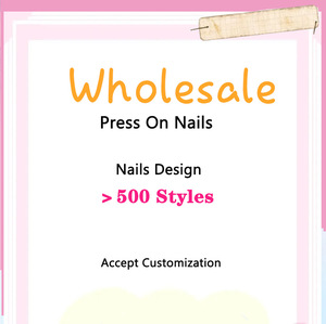 Kit d'ongles carrés 3D réutilisables en acrylique personnalisés de qualité salon avec colle pour mariage, qualité professionnelle - Product Image 2