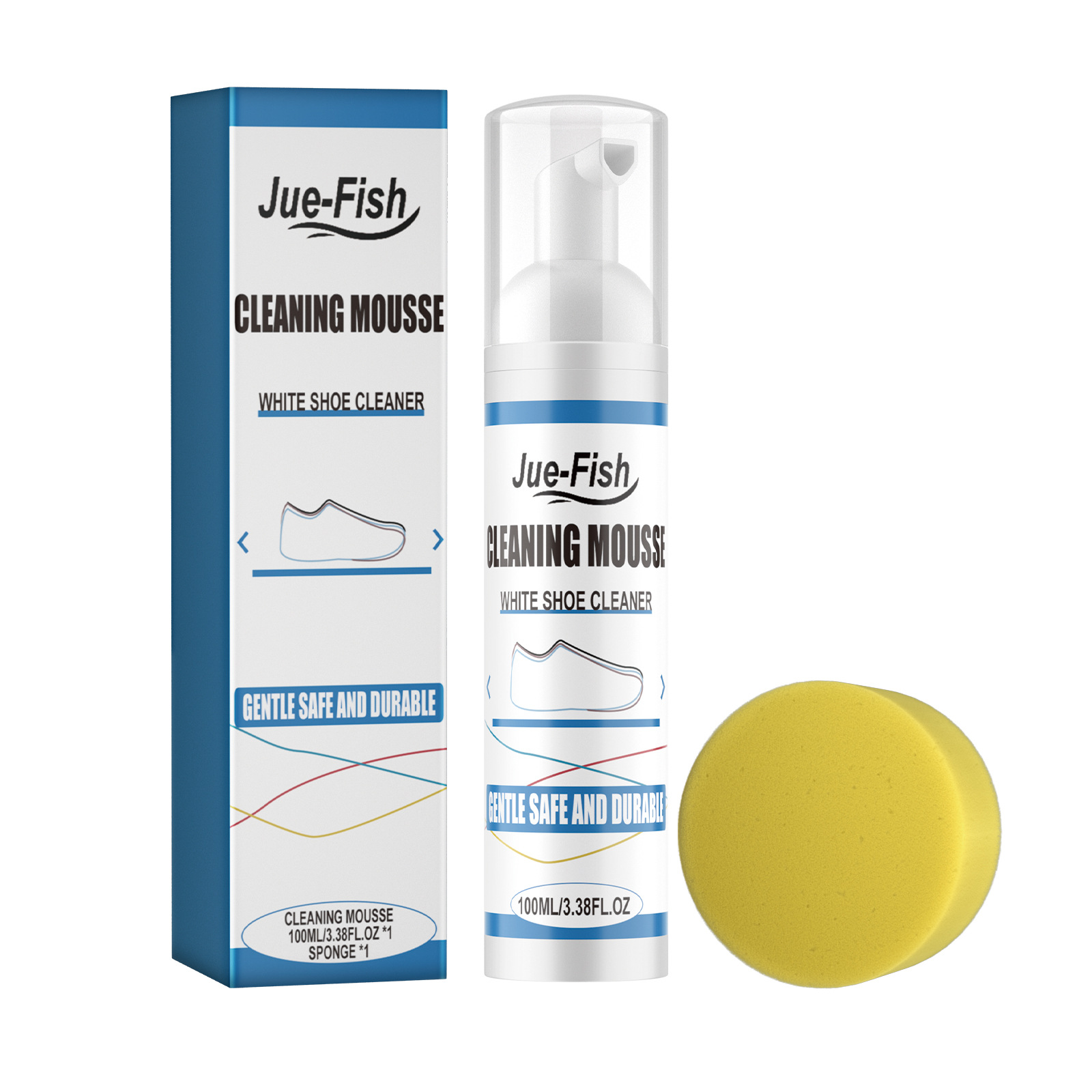 Mousse nettoyante + éponge