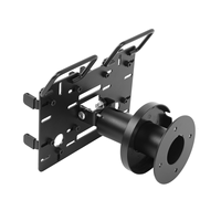 Support double pour terminal de paiement, en métal/plastique, rotatif pour comptoir, support de bureau à rotation 360 degrés, support pour machine de paiement bancaire