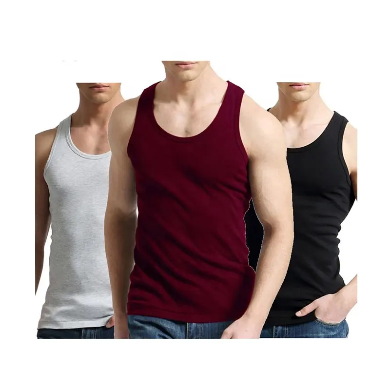 Heißer Verkauf Tank Tops Männer Fitness Kühlen Sommer 100% Baumwolle Weste Männlichen Weste Muscle Tank Top Herren Tank Top Unterhemd