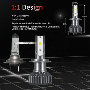 YXDZ F2 3570 CSP LED voiture phare LED H4 H7 LED Canbus Led Lampadas Faros Auto éclairage SystemH11 9005 9006 LED lampe <span class=keywords><strong>Moto</strong></span> - Product Image 3