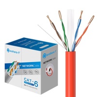 Conception populaire Utp CAT6 Ethernet Ftp Cat6 305M rouleau extérieur Lan Cat 6 câble fil
