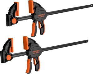 Abrazadera de carpintería ajustable para bricolaje, abrazaderas de barra para herramientas de carpintería, tubo en F - Product Image 1