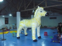 Jouets d'extérieur, âne gonflable en PVC durable, modèle d'animal géant pour l'extérieur, à vendre