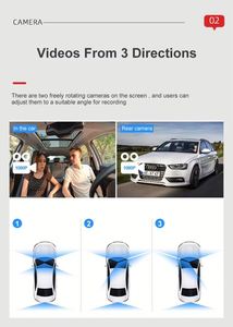 10.26 inch lớn không dây Carplay màn hình cảm ứng <span class=keywords><strong>Android</strong></span> tự động cho xe ô tô 3 máy ảnh 2K + 1080 + 1080 DVR được xây dựng trong <span class=keywords><strong>GPS</strong></span> DSP RGB tính năng - Product Image 3