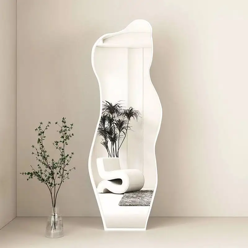 خاص تصميم سبائك الألومنيوم مؤطرة مخصصة شكل الحديثة أنيق الديكور دش مرآة حائط للحمام صناعة يدوية مضادة للبخار