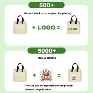 Bolsa Térmica Aislante de Tela No Tejida con Revestimiento de Papel de Aluminio, Reutilizable e Impermeable para Entrega de Comida, Uso en Restaurantes y en el Hogar - Product Image 4